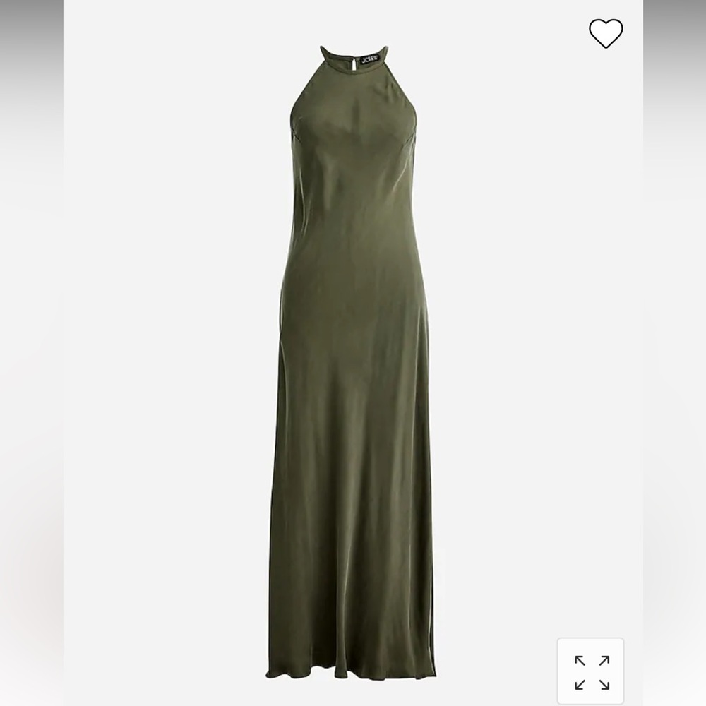 J.Crew Amber Slip Dress in Cupro Blend - Size 16